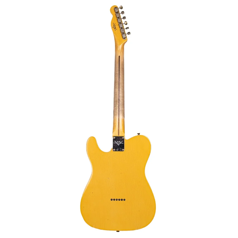 Fender Custom Shop B2 1952 Telecaster Journeyman Relic Aged Nocaster Blonde Elektro Gitar