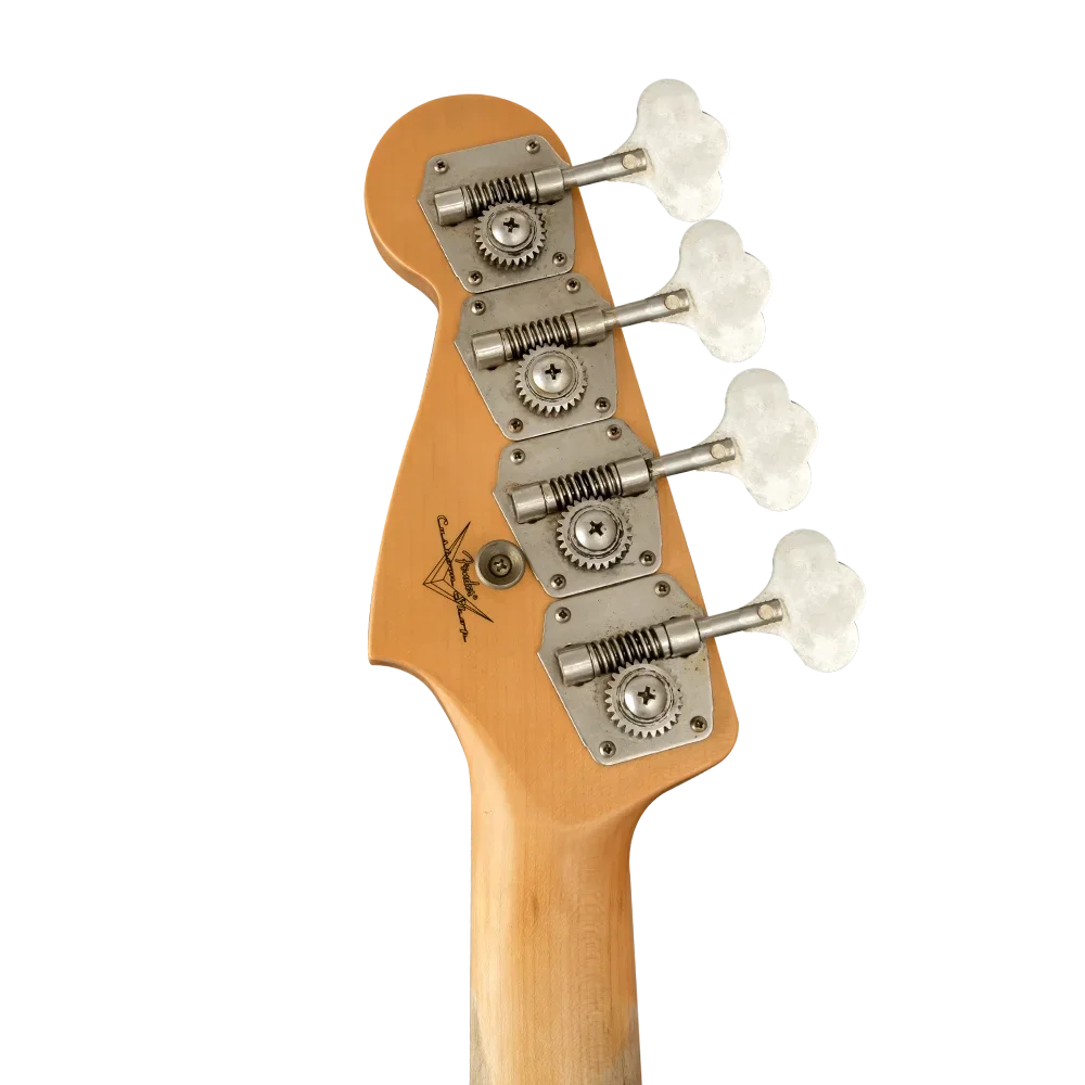 Fender Custom Shop 1963 Precision Bass Journeyman Relic Aged Daphne Blue Bas Gitar