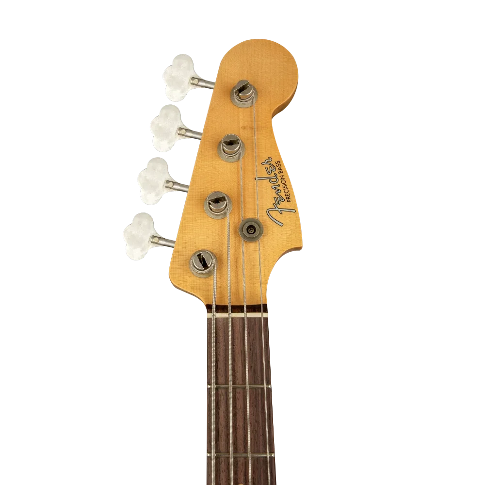 Fender Custom Shop 1963 Precision Bass Journeyman Relic Aged Daphne Blue Bas Gitar