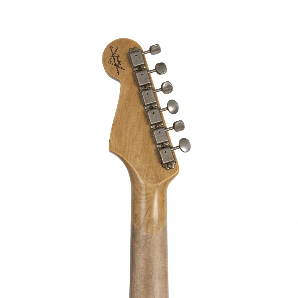 Fender Custom Shop 1962 Stratocaster Relic Gülağacı Klavye Aged Lake Placid Blue Elektro Gitar