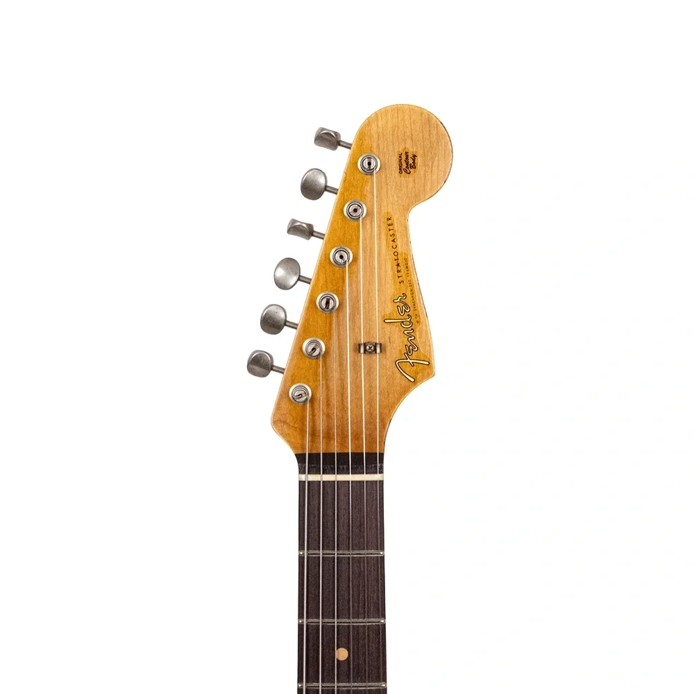 Fender Custom Shop 1962 Stratocaster Relic Gülağacı Klavye Aged Seminole Red Elektro Gitar