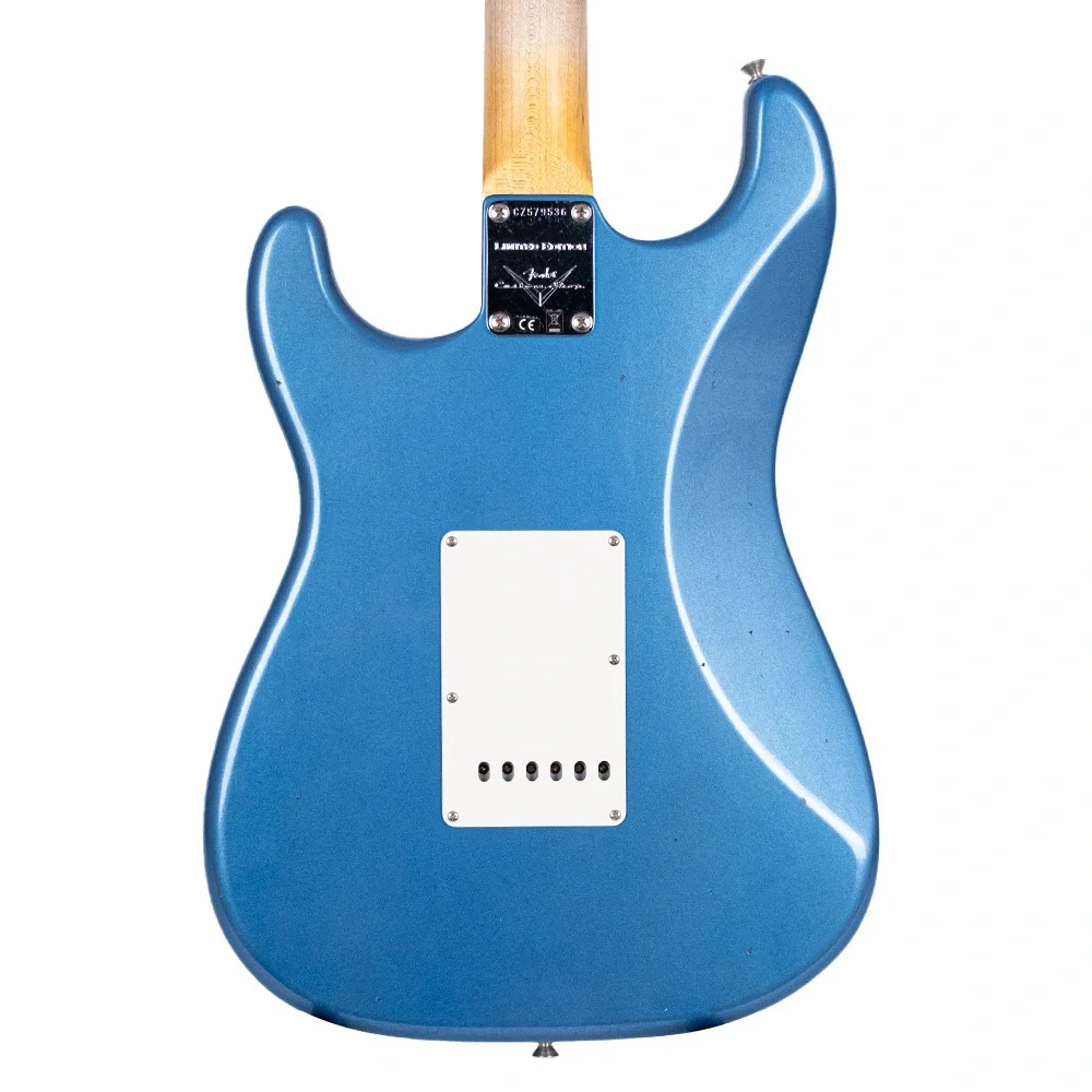 Fender Custom Shop Limited Edition 1963 Stratocaster Journeyman Relic Aged Lake Placid Blue Elektro Gitar
