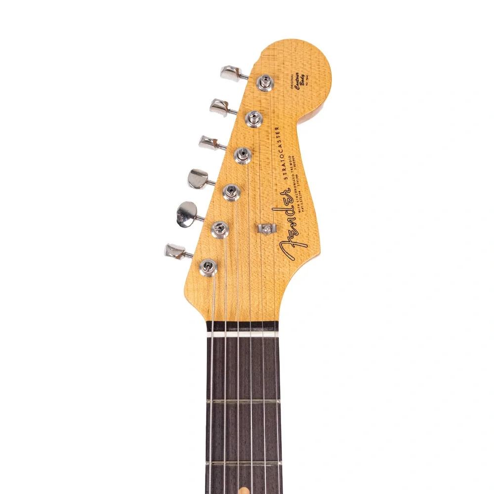 Fender Custom Shop Limited Edition 1963 Stratocaster Journeyman Relic Aged Lake Placid Blue Elektro Gitar