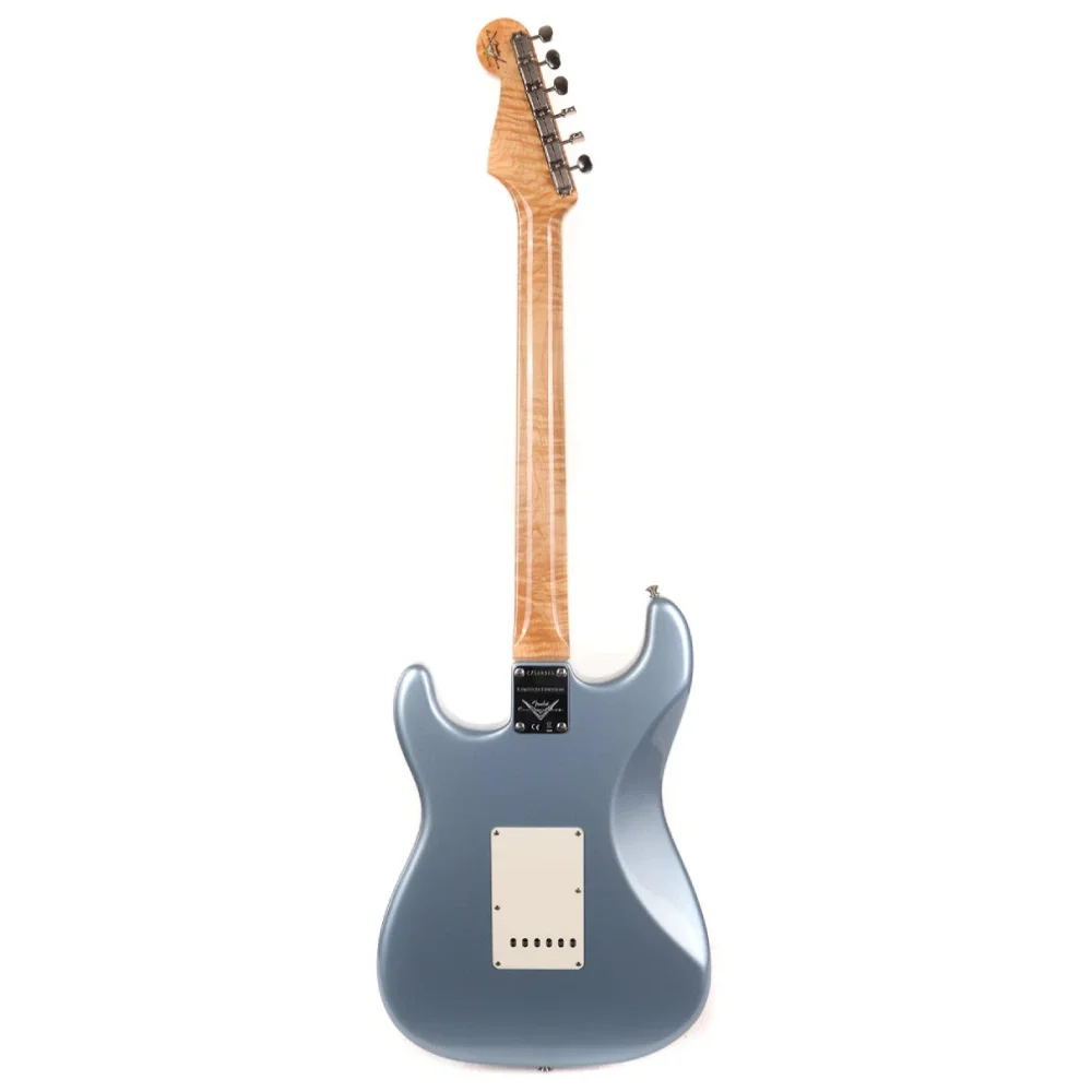 FENDER Custom Shop Limited Edition 1965 Stratocaster NOS Akçaağaç Klavye Aged Blue Ice Metallic Elektro Gitar