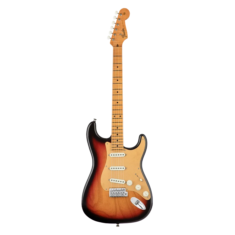 Fender Custom Shop S23 Limited American Custom Strat Dlx Closet Classic Akçaağaç Klavye Chocolate 3 Ton Sunburst Elektro Gitar