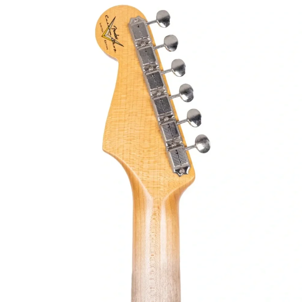 FENDER Custom Shop Limited Edition 1960 Telecaster Relic Gülağacı Klavye Aged Lake Placid Blue Elektro Gitar