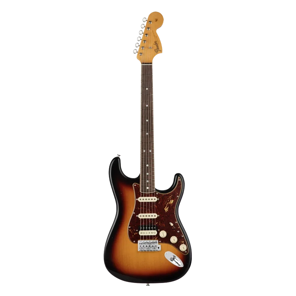 Fender Custom Shop Limited 1967 Stratocaster HSS Journeyman Relic 3 Ton Sunburst Elektro Gitar