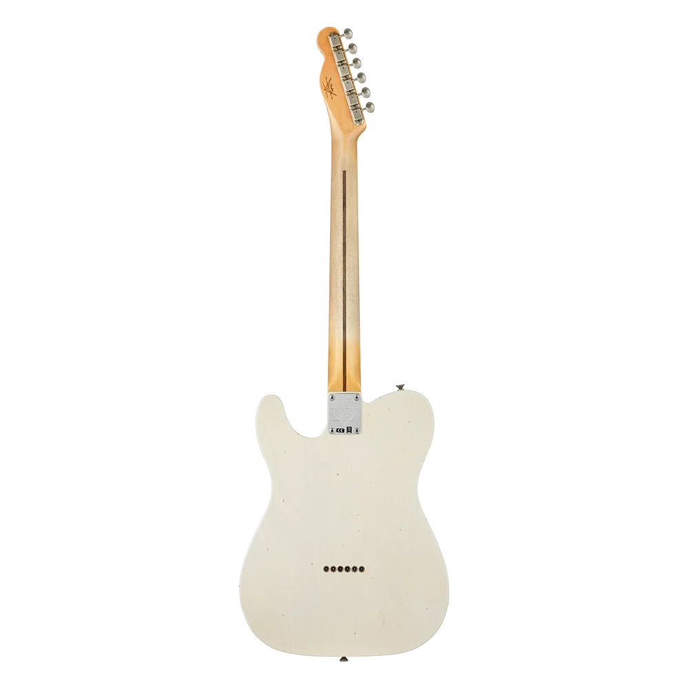 Fender Custom Shop Limited 1955 Telecaster Journeyman Relic Aged White Blonde Elektro Gitar