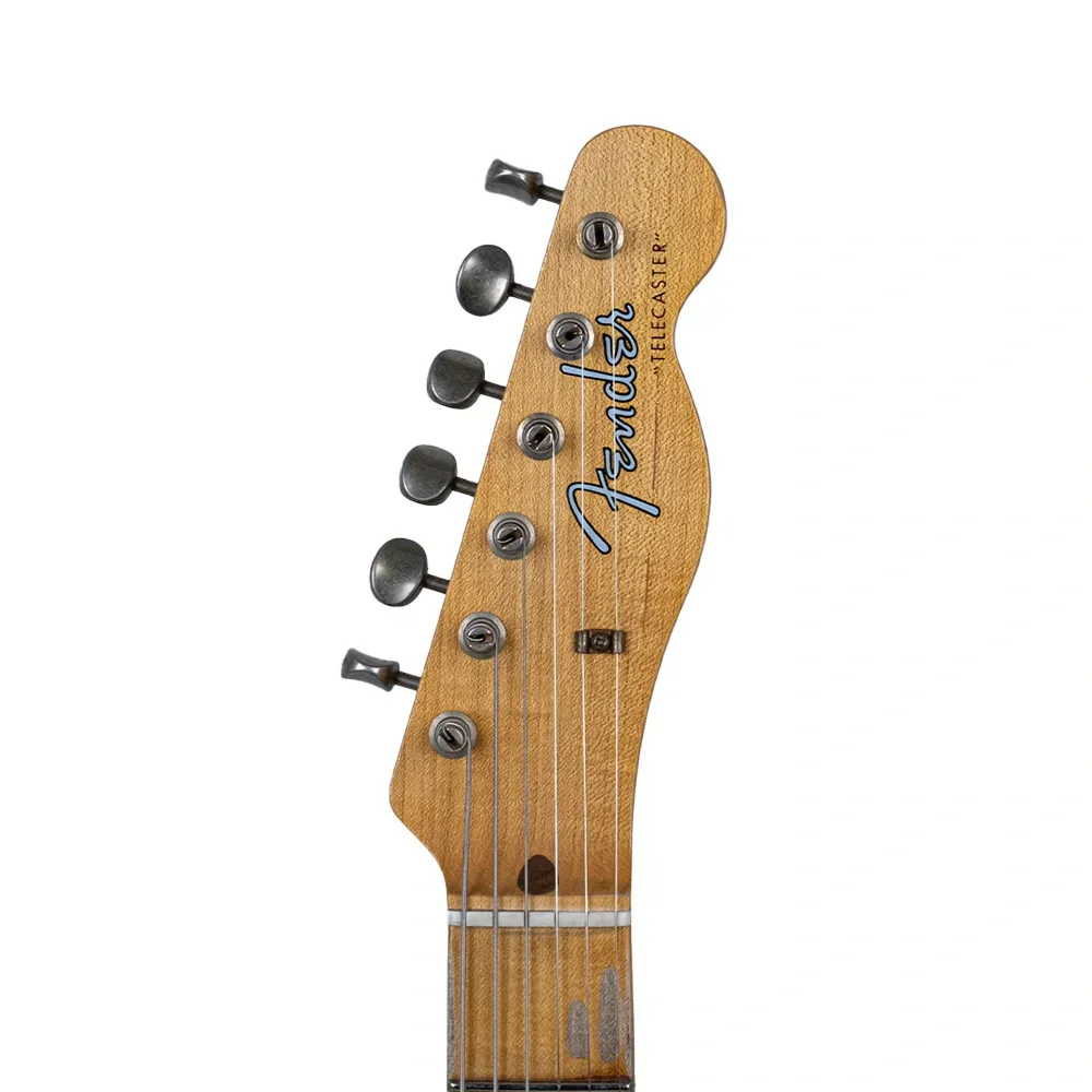Fender Custom Shop 1957 Telecaster Journeyman Relic Wide Fade 2 Ton Sunburst White Elektro Gitar