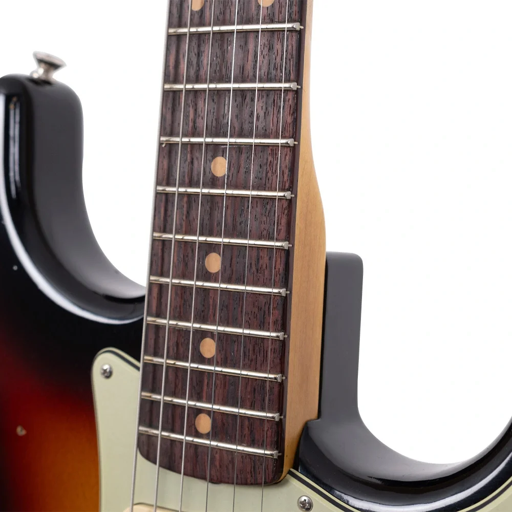 Fender Custom Shop Late 1962 Stratocaster Relic Gülağacı Klavye 3 Color Sunburst Elektro Gitar