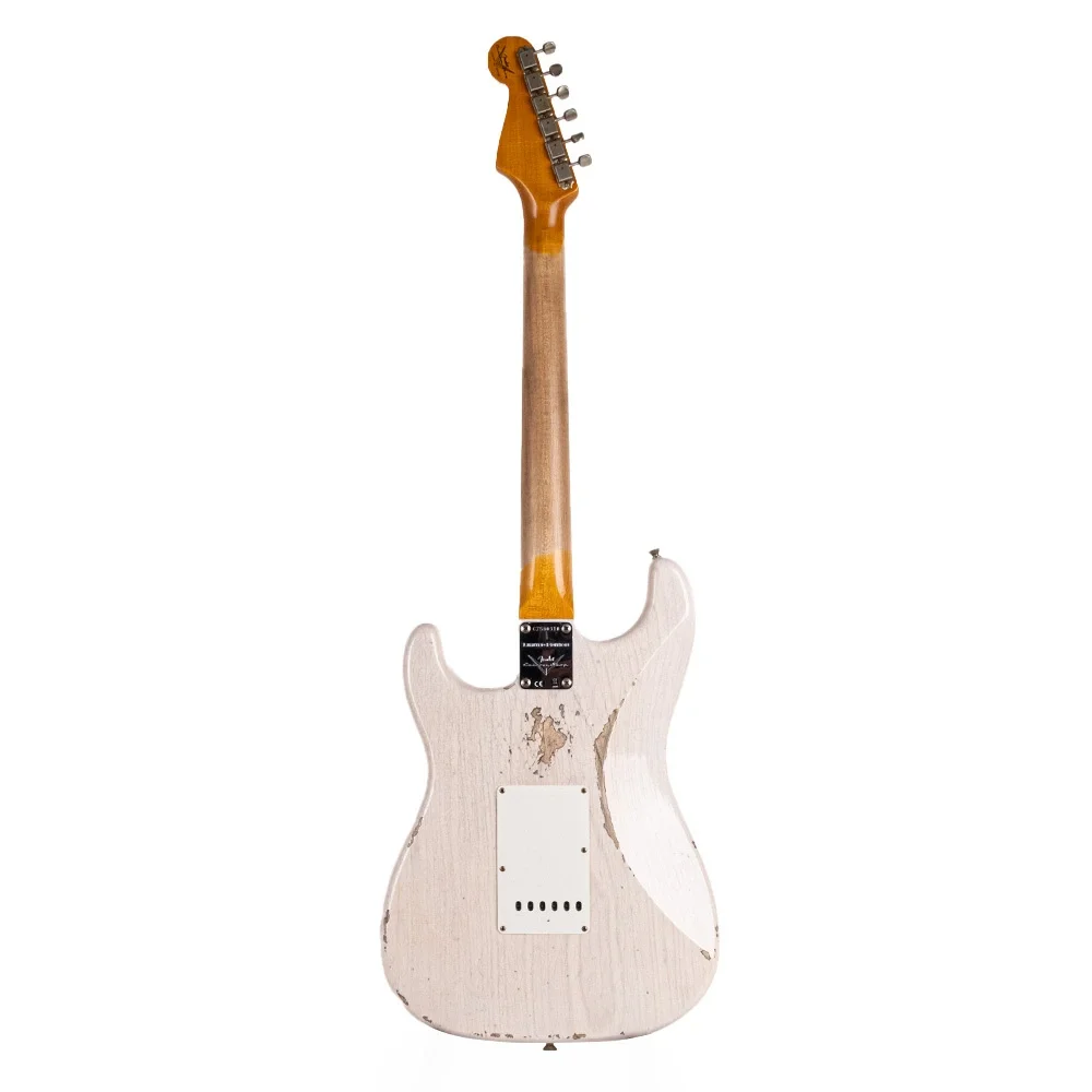 Fender Custom Shop Limited Edition Troposphere Stratocaster Heavy Relic Aged White Blonde Elektro Gitar