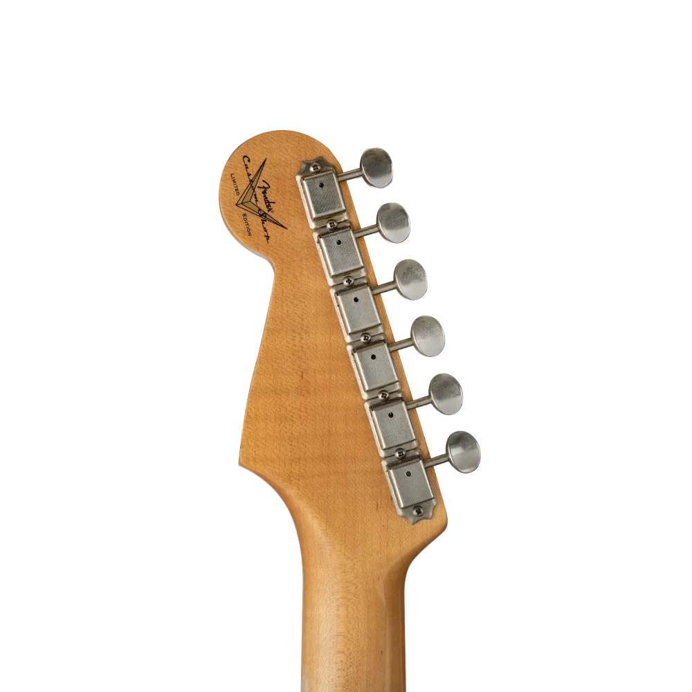 Fender Custom Shop Limited Postmodern Stratocaster Gülağacı Klavye Journeyman Relic Aged Olympic White Elektro Gitar