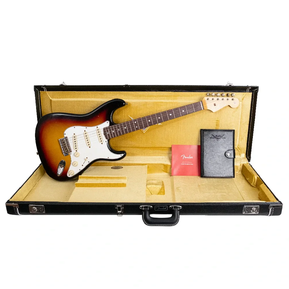 Fender Custom Shop Limited Edition L Series Fat 1964 Stratocaster Journeyman Relic 3 Ton Sunburst Elektro Gitar