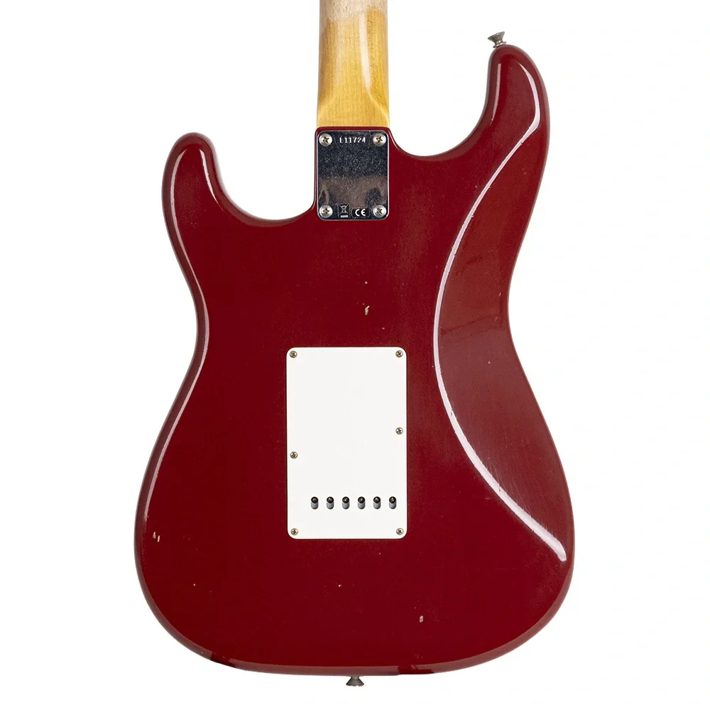 Fender Custom Shop Limited Edition L-Series Fat 1964 Stratocaster Journeyman Relic Aged Dakota Red Elektro Gitar