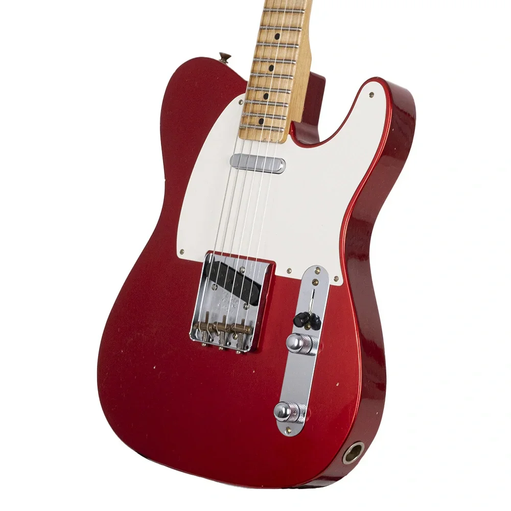 Fender Custom Shop Limited Edition 50's Telecaster Journeyman Relic Aged Candy Apple Red Elektro Gitar