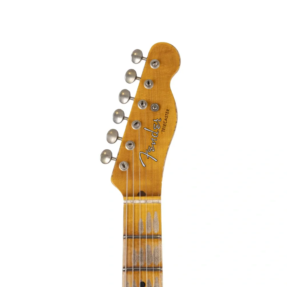 Fender Custom Shop Limited Edition 1954 Telecaster Heavy Relic Aged Black Elektro Gitar