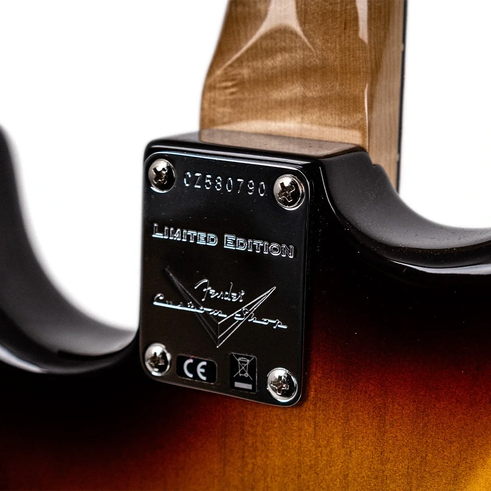 Fender Custom Shop Limited Edition 1959 Stratocaster Gülağacı Klavye NOS Chocolate 3 Ton Sunburst Elektro Gitar