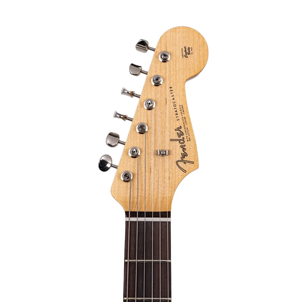 Fender Custom Shop 1963 Stratocaster NOS Gülağacı Klavye 3 Tone Sunburst Elektro Gitar