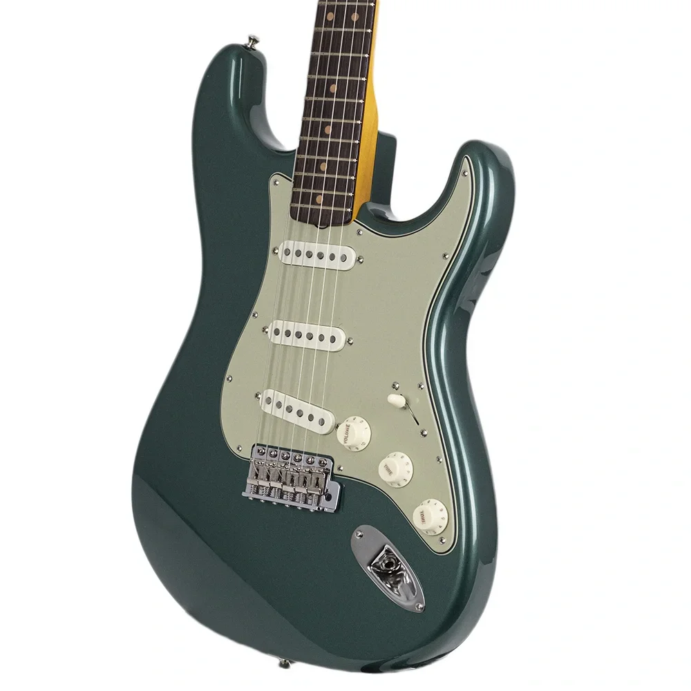 Fender Custom Shop Limited Edition 1964 L-Series Stratocaster NOS Gülağacı Klavye Sherwood Green Metallic Elektro Gitar