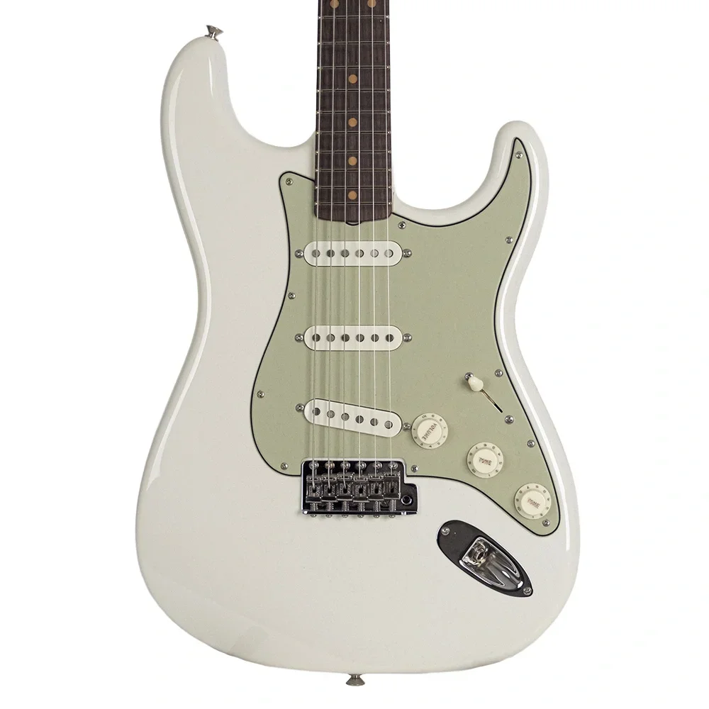 Fender Custom Shop Limited Edition 1962 Poblano Stratocaster NOS Aged Olympic White Elektro Gitar