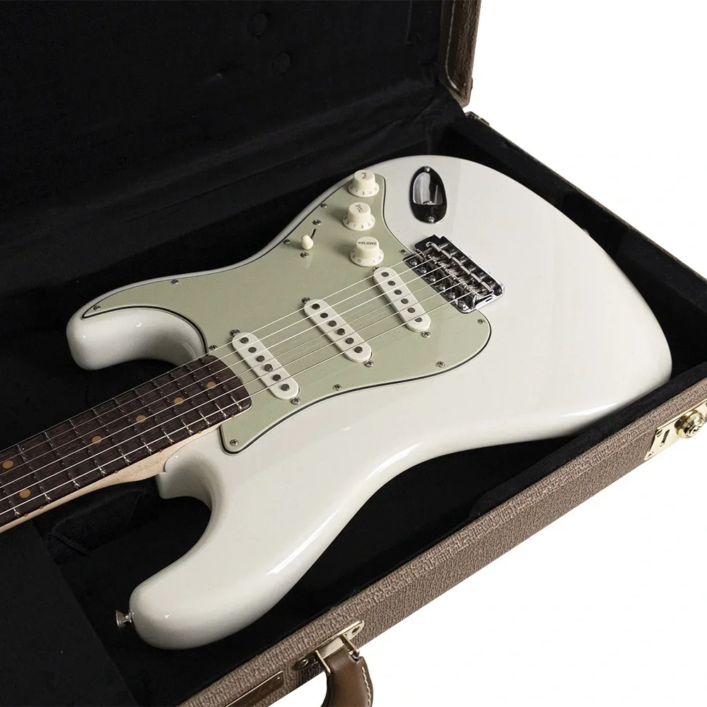 Fender Custom Shop Limited Edition 1962 Poblano Stratocaster NOS Aged Olympic White Elektro Gitar