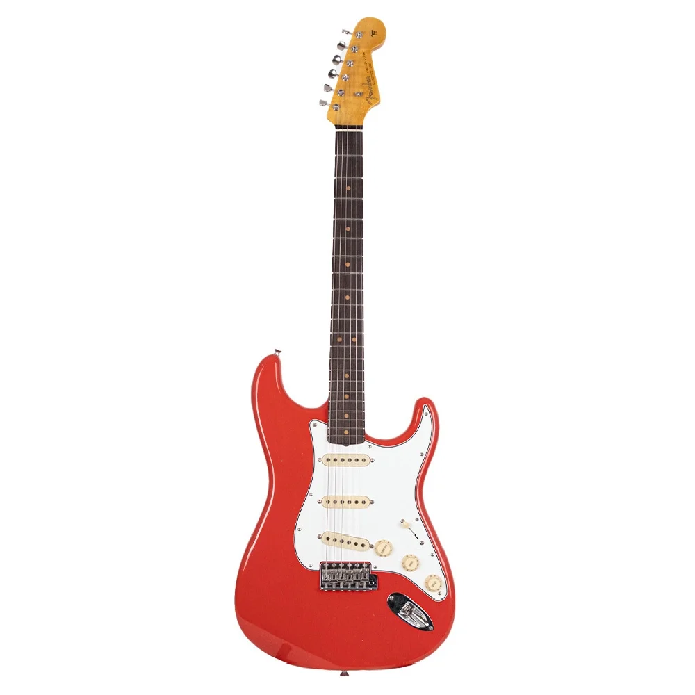 Fender Custom Shop Limited Edition 1963 Stratocaster Journeyman Relic Aged Fiesta Red Elektro Gitar