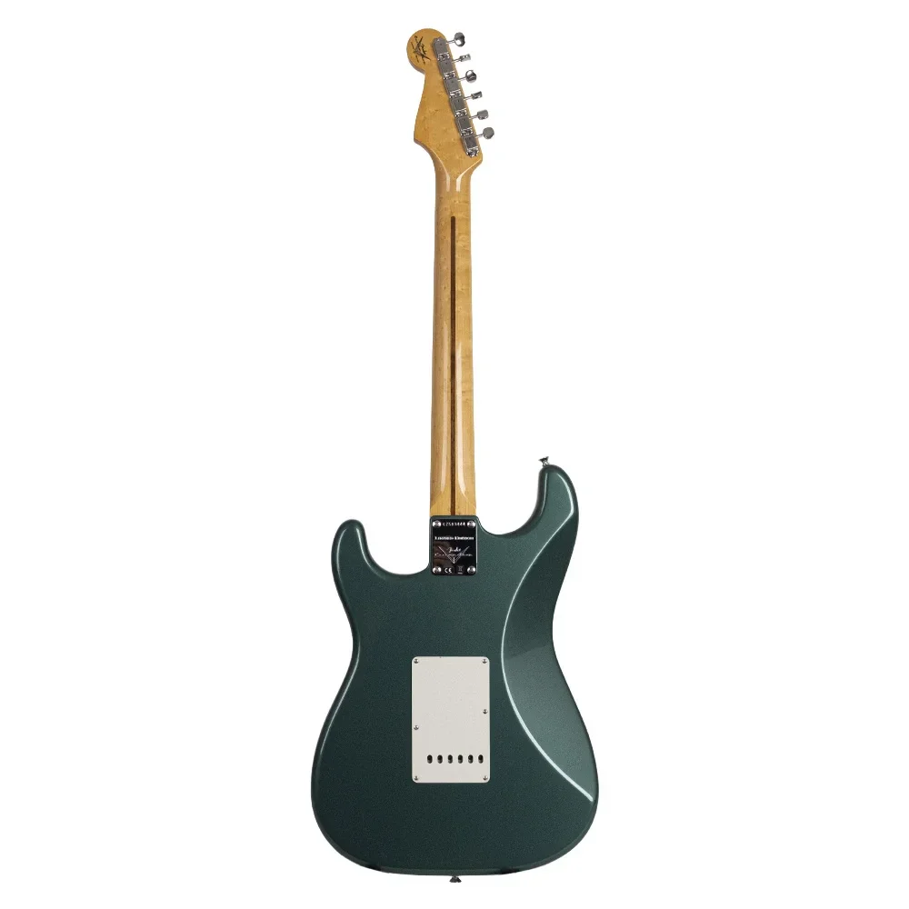 Fender Custom Shop Limited Edition 1959 Stratocaster Akçaağaç Klavye NOS Sherwood Green Metallic Elektro Gitar