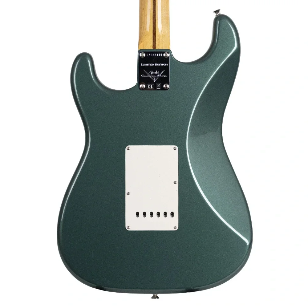 Fender Custom Shop Limited Edition 1959 Stratocaster Akçaağaç Klavye NOS Sherwood Green Metallic Elektro Gitar