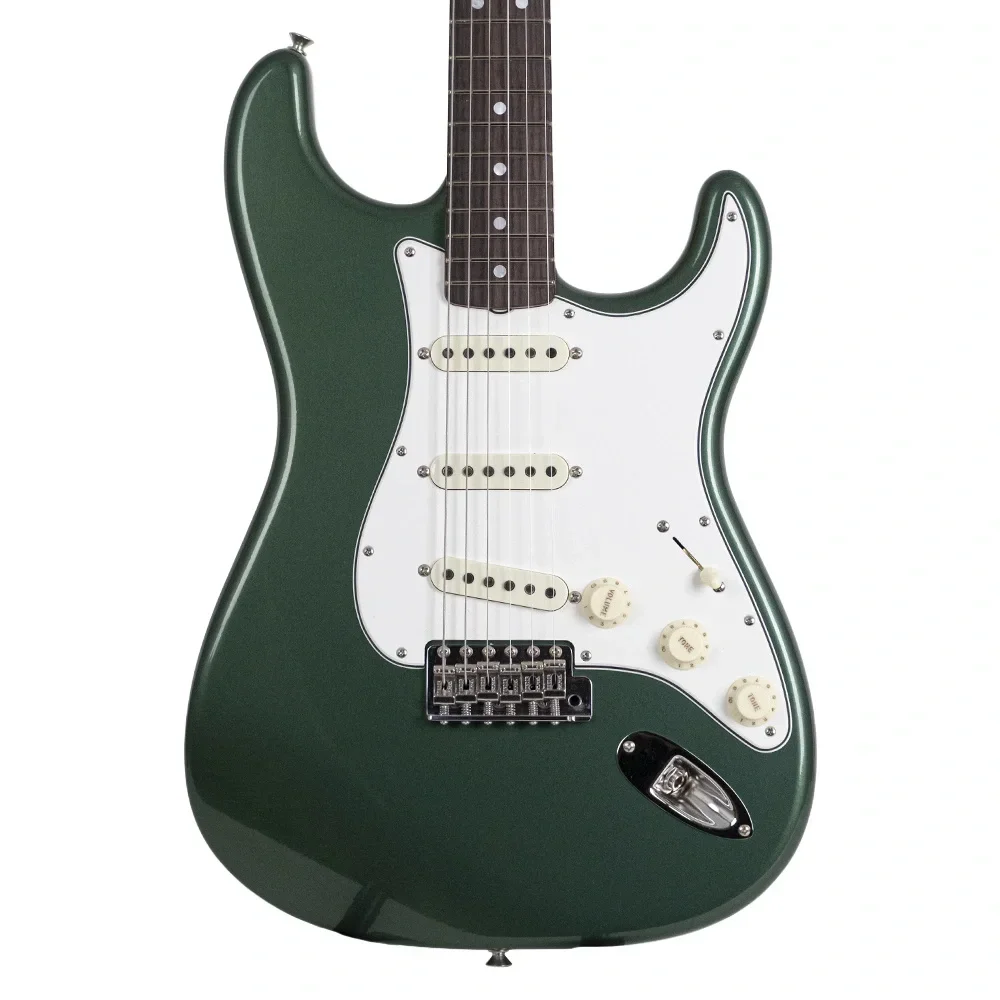Fender Custom Shop Limited Edition L-Series Fat 1964 Stratocaster Closet Classic Aged Sherwood Green Elektro Gitar