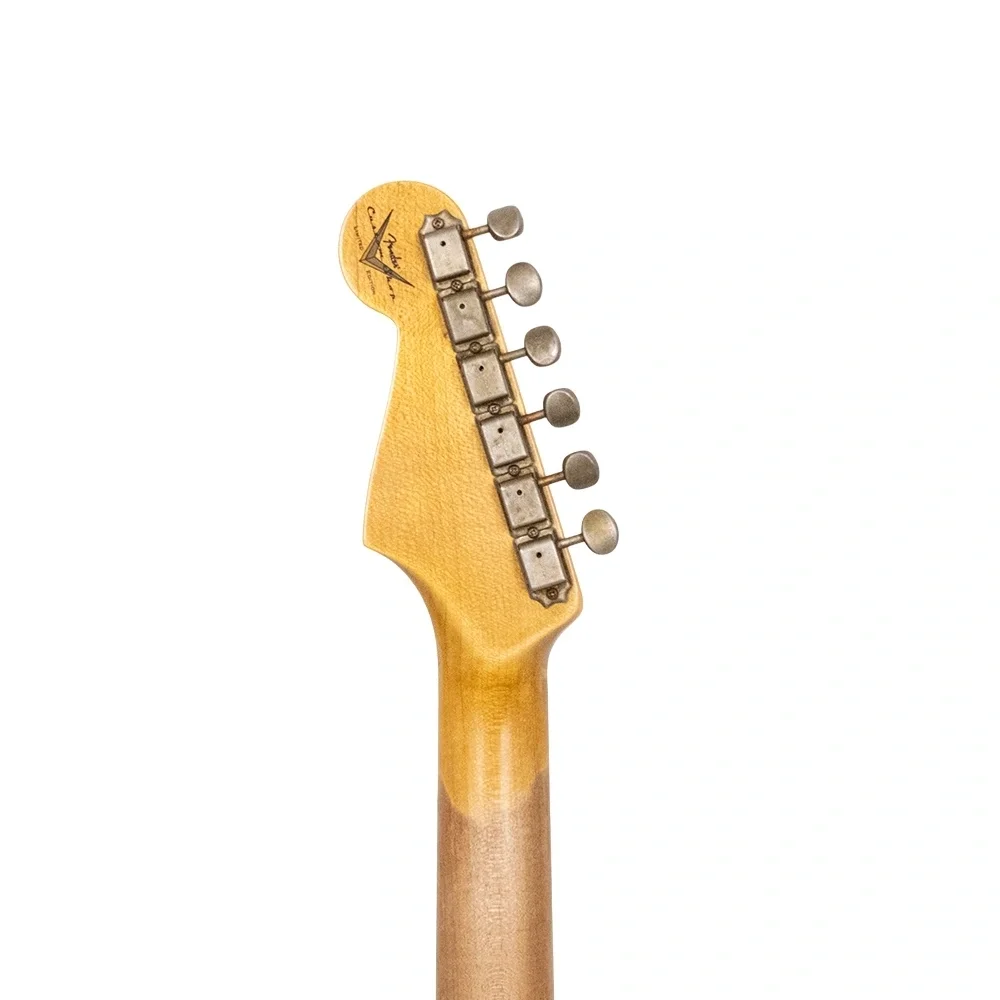 Fender Custom Shop Limited Edition 1964 L-Series Stratocaster Journeyman Relic Faded Sonic Blue Elektro Gitar