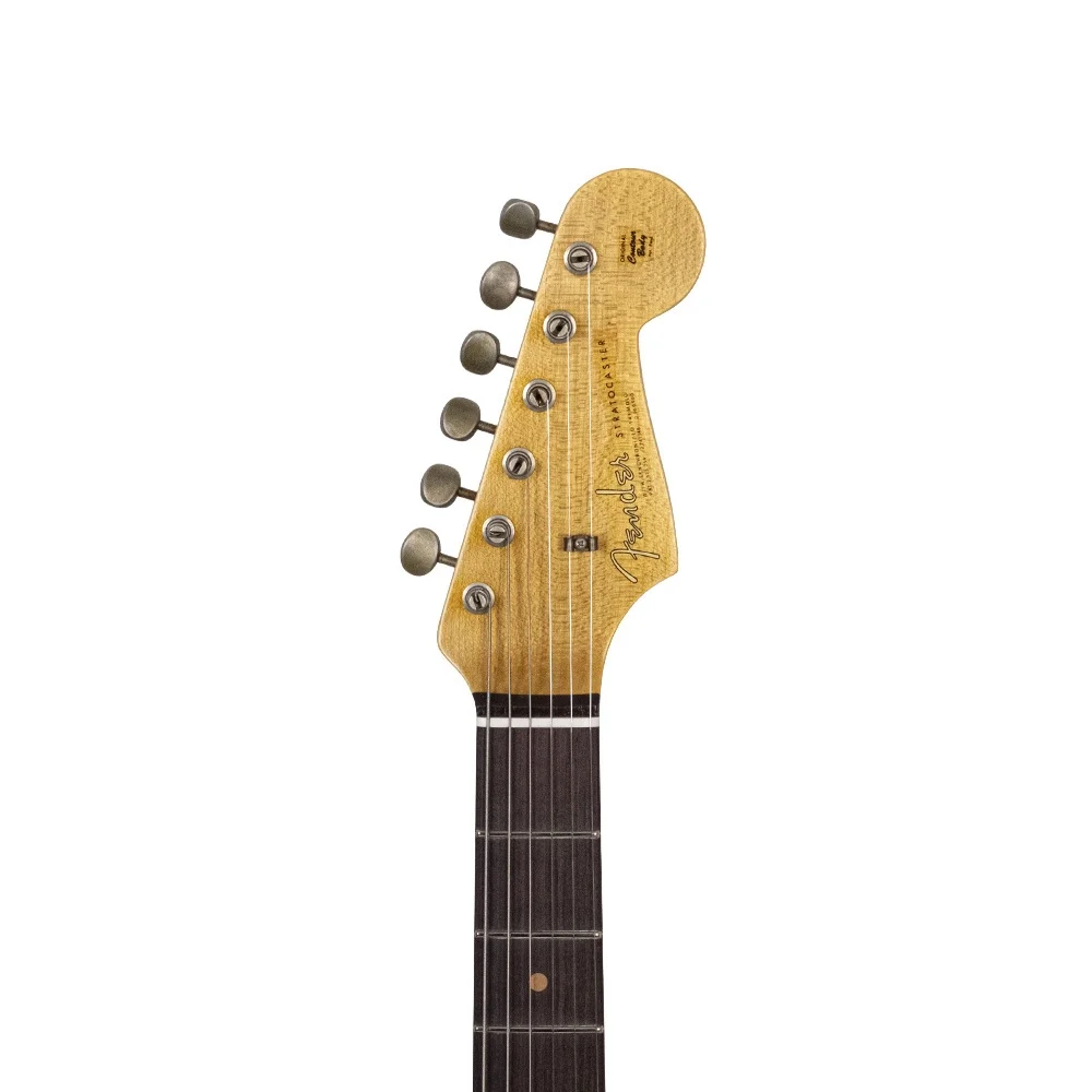 Fender Custom Shop Limited Edition 1964 L-Series Stratocaster Journeyman Relic Faded Sonic Blue Elektro Gitar