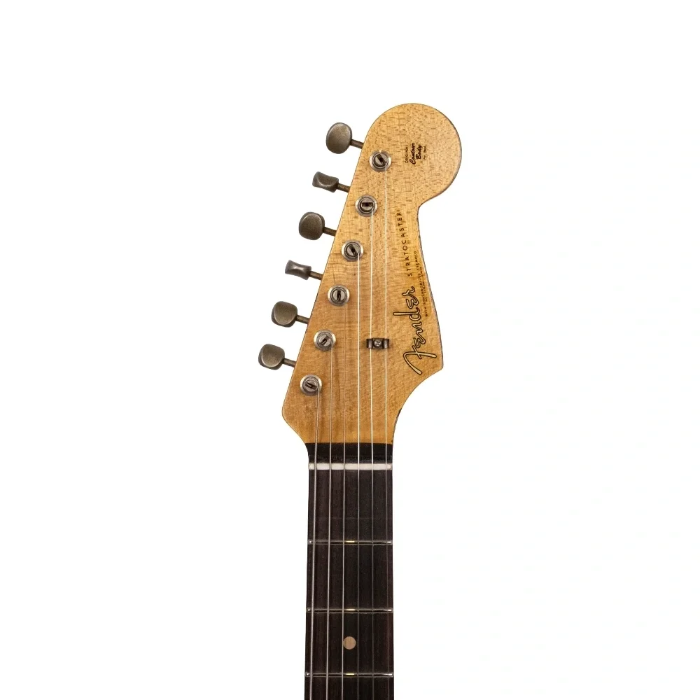 Fender Custom Shop Limited Edition 1962 Stratocaster Heavy Relic Gülağacı Klavye Candy Apple Red Elektro Gitar