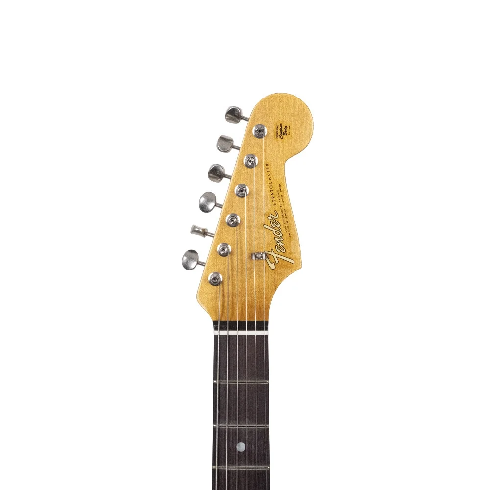 Fender Custom Shop Limited Edition 1965 Stratocaster Journeyman Relic Gülağacı Klavye Faded Sonic Blue Elektro Gitar