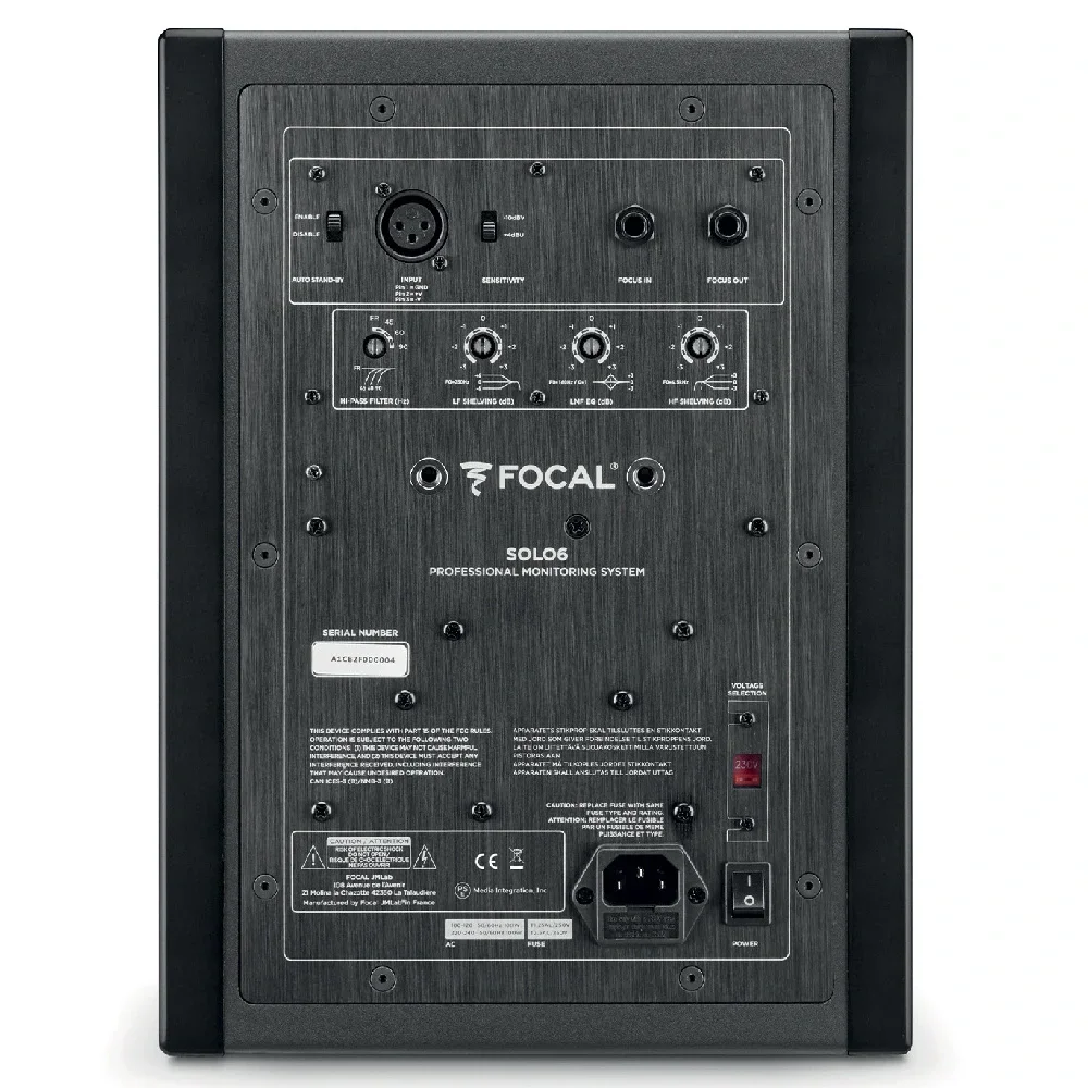 Focal SOLO 6 ST6 Black Stüdyo Monitörü (Tek)