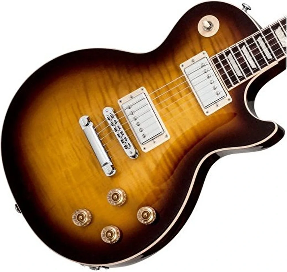 GIBSON LP Standard 2014 Tobacco Sunburst Perimeter Min-Etune Chrome Hdwr. Elektro Gitar