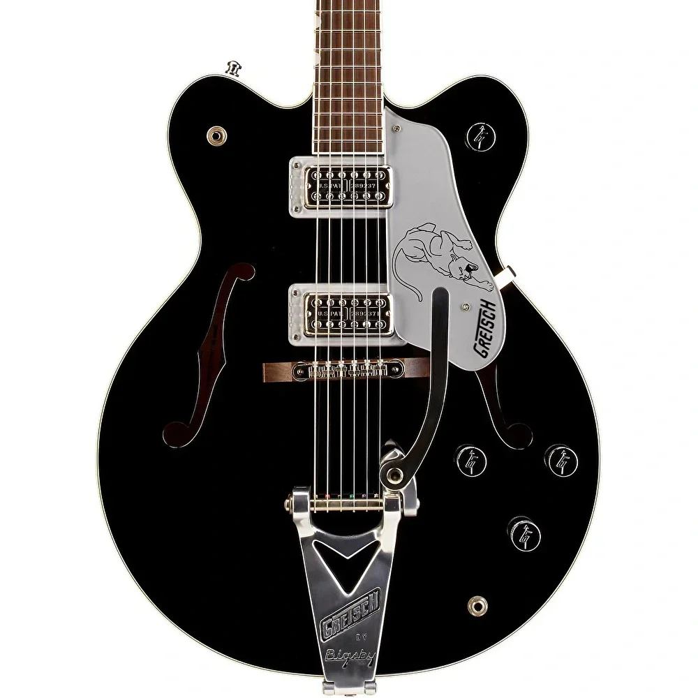 Gretsch G6137TCB Panther Center Block Siyah Gülağacı Klavye Elektro Gitar