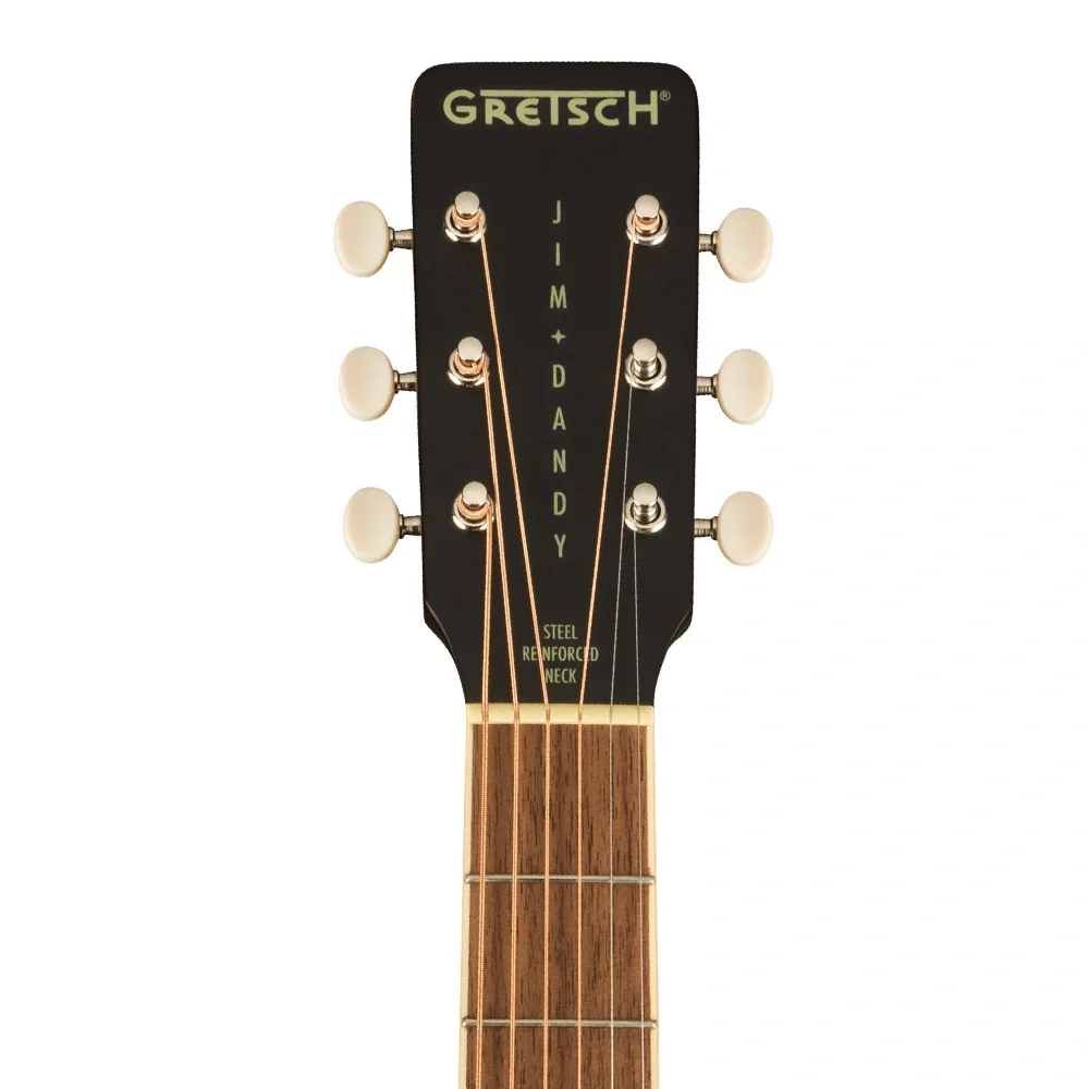 Gretsch Jim Dandy Parlor Ceviz Klavye WPG Rex Burst Akustik Gitar