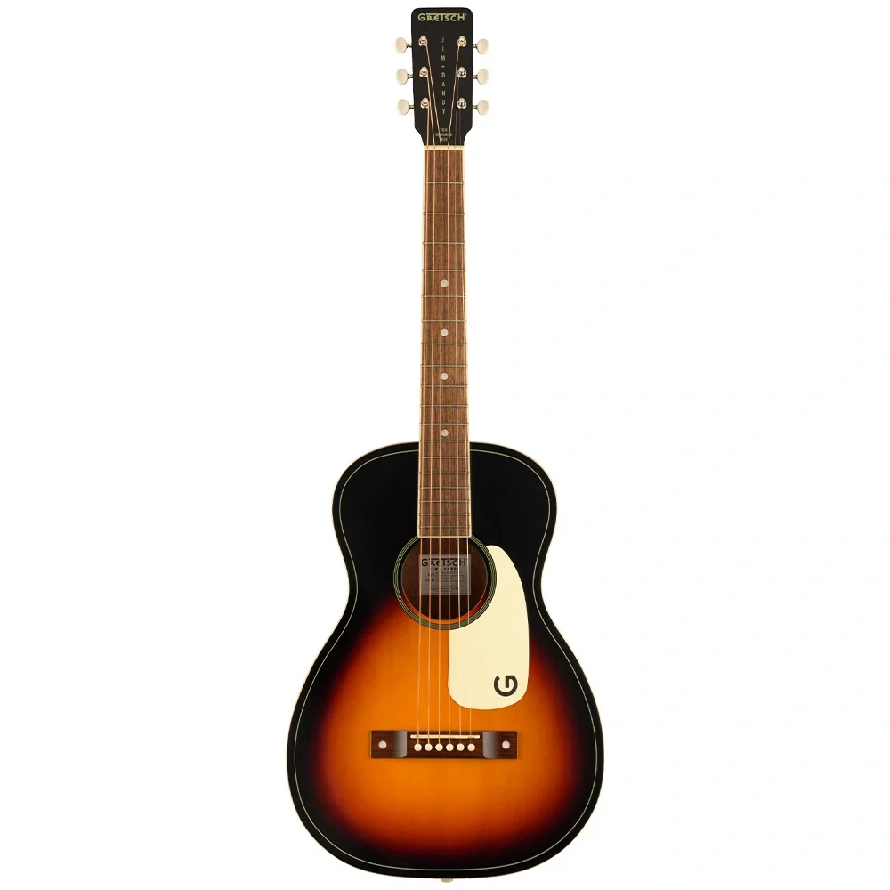 Gretsch Jim Dandy Parlor Ceviz Klavye WPG Rex Burst Akustik Gitar