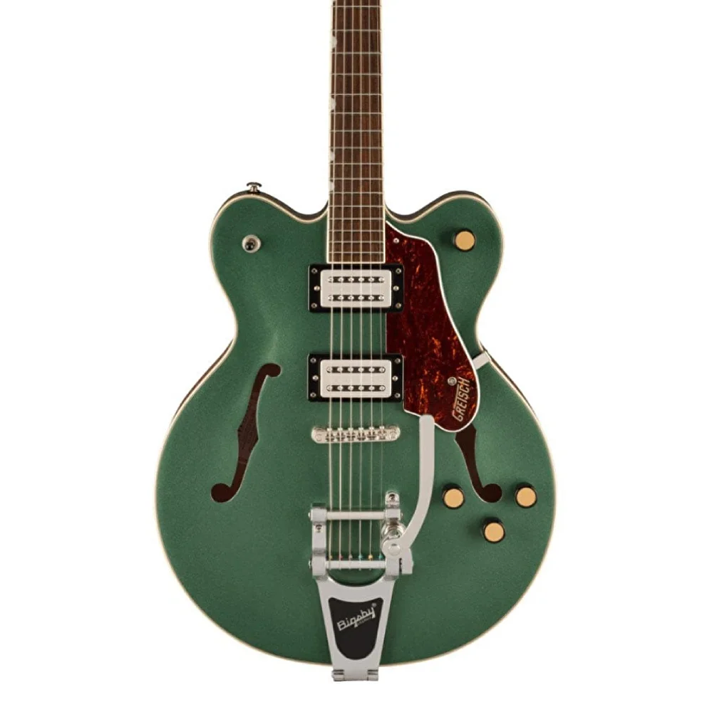 GRETSCH G2622T Streamliner Center Block DC Steel Olive Elektro Gitar