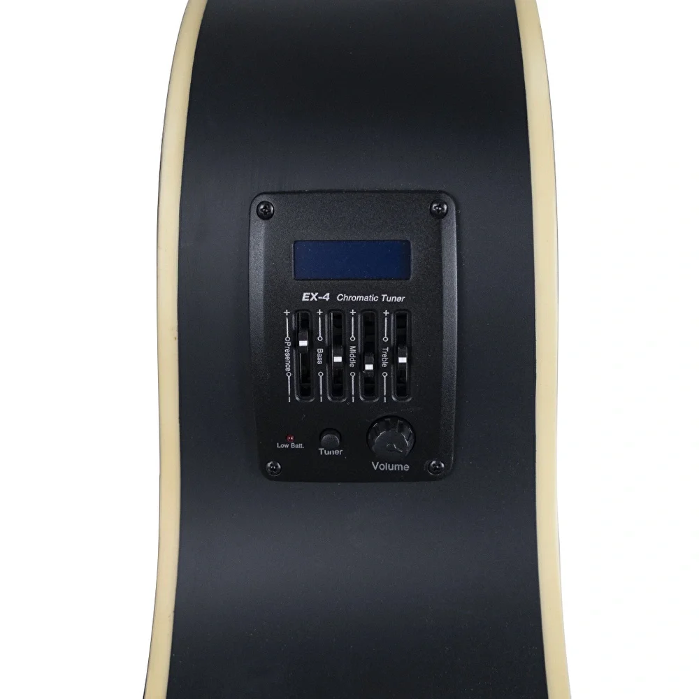 HAZE F-560CEQMBK Siyah Elektro Akustik Gitar