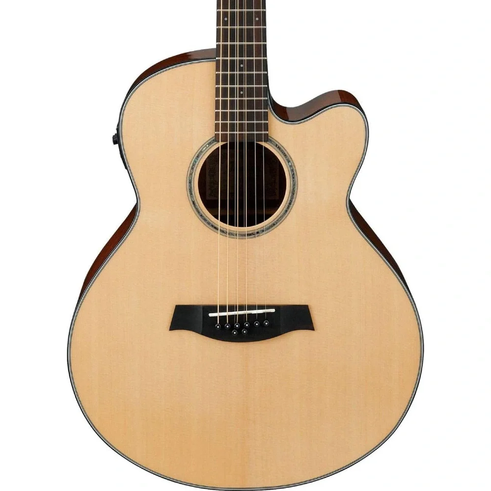 IBANEZ AEL108MD-NT AEL Serisi Natural (Doubled Octave G&amp; D) 8 Telli Elektro Akustik Gitar