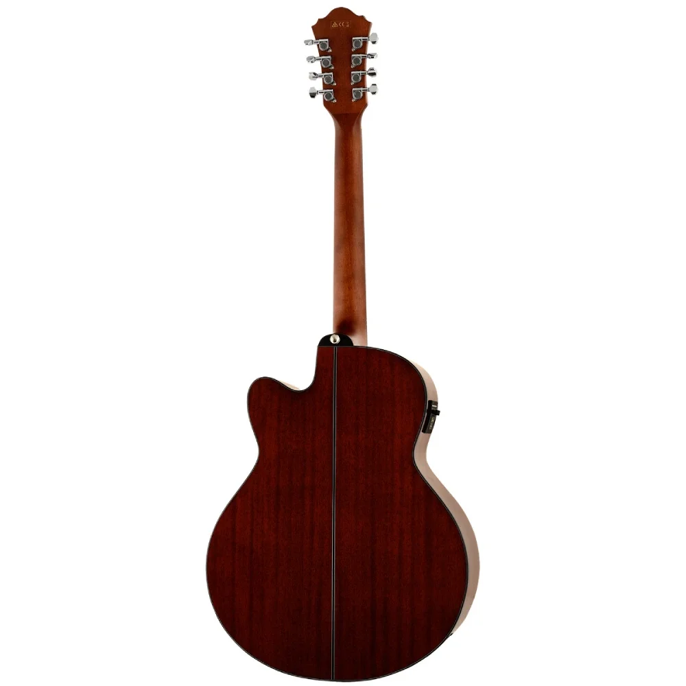 IBANEZ AEL108MD-NT AEL Serisi Natural (Doubled Octave G&amp; D) 8 Telli Elektro Akustik Gitar