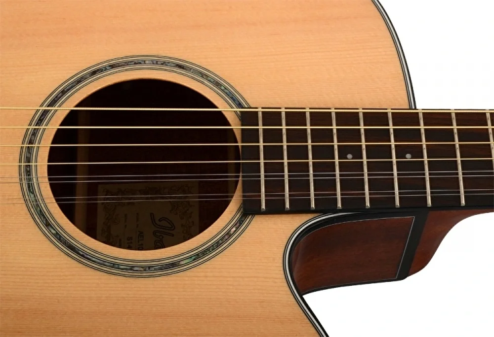 IBANEZ AEL108TD-NT 8 Telli Elektro Akustik Gitar