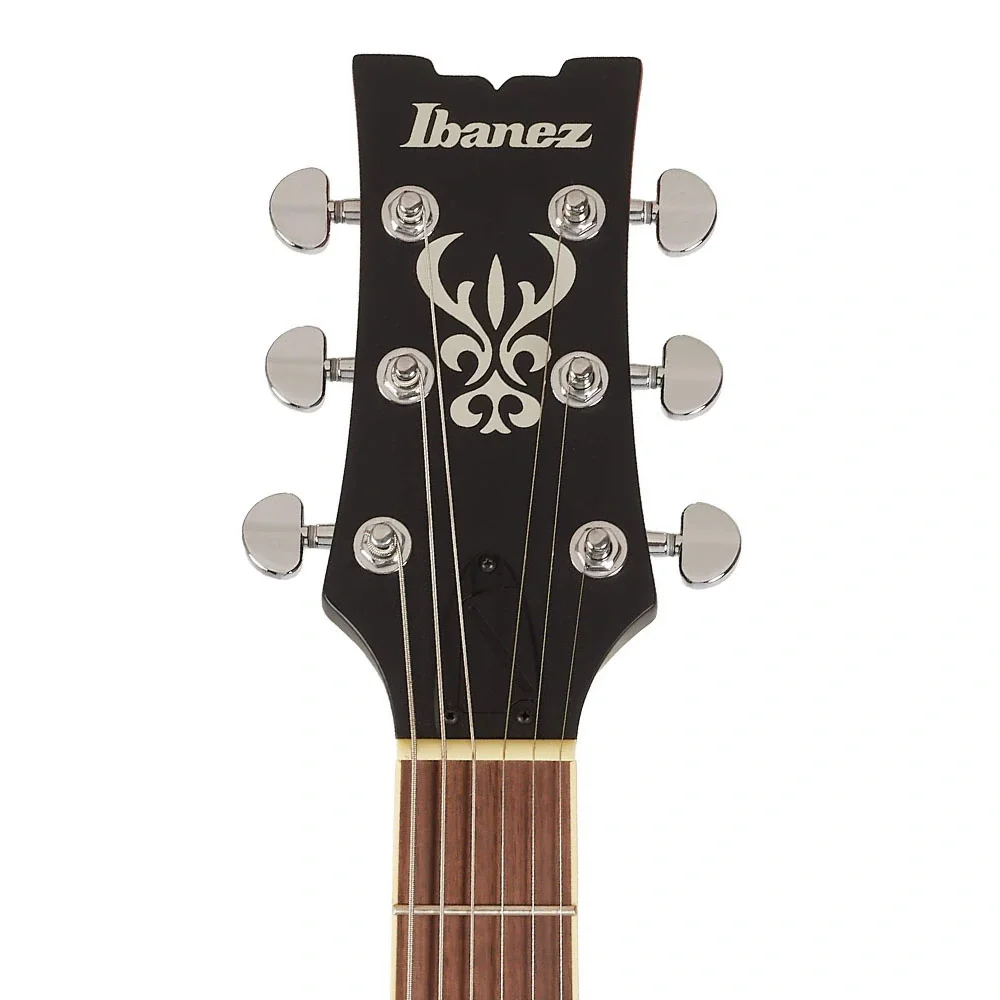 Ibanez AM53-SRF Artcore Serisi Hollow Body Sunburst Red Flat Rosewood Klavye Elektro Gitar