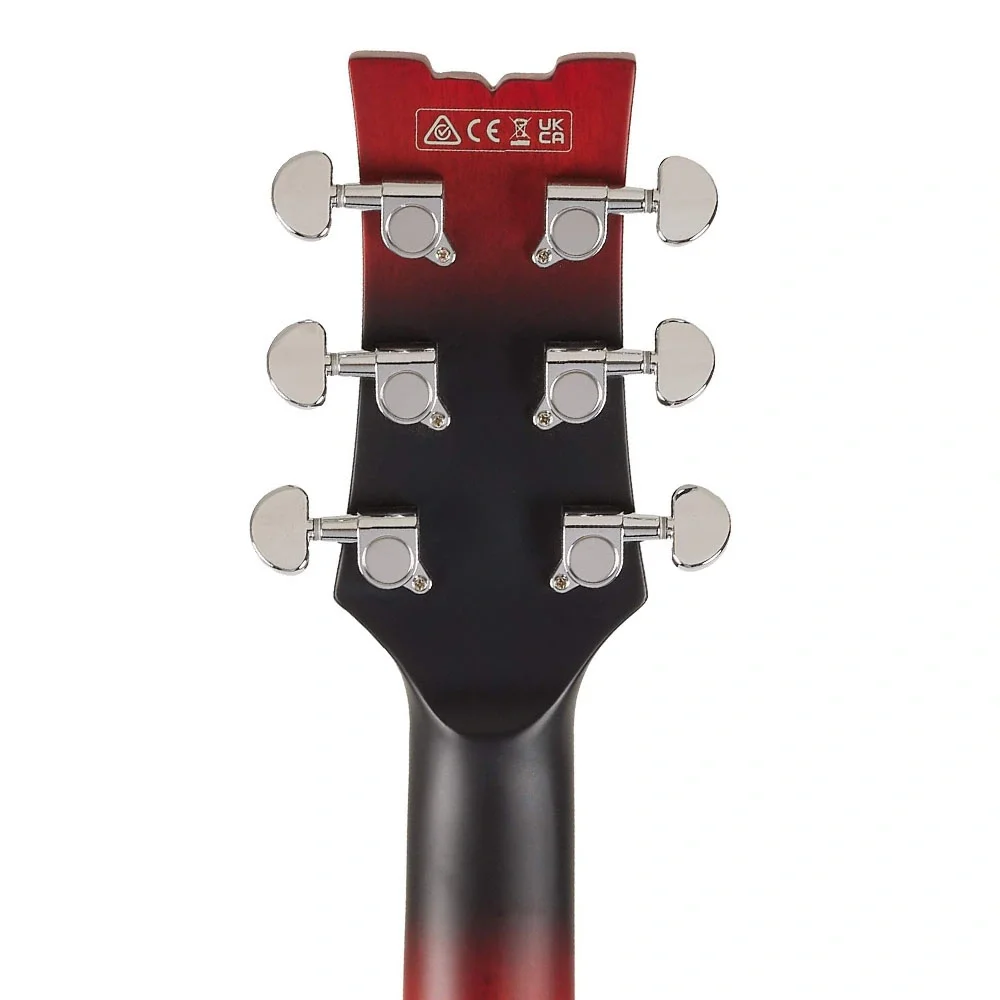 Ibanez AM53-SRF Artcore Serisi Hollow Body Sunburst Red Flat Rosewood Klavye Elektro Gitar