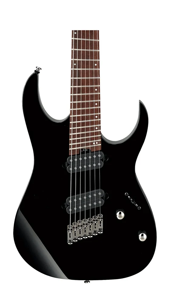 IBANEZ RGMS7-BK RG Iron Label Siyah 7 Telli Elektro Gitar
