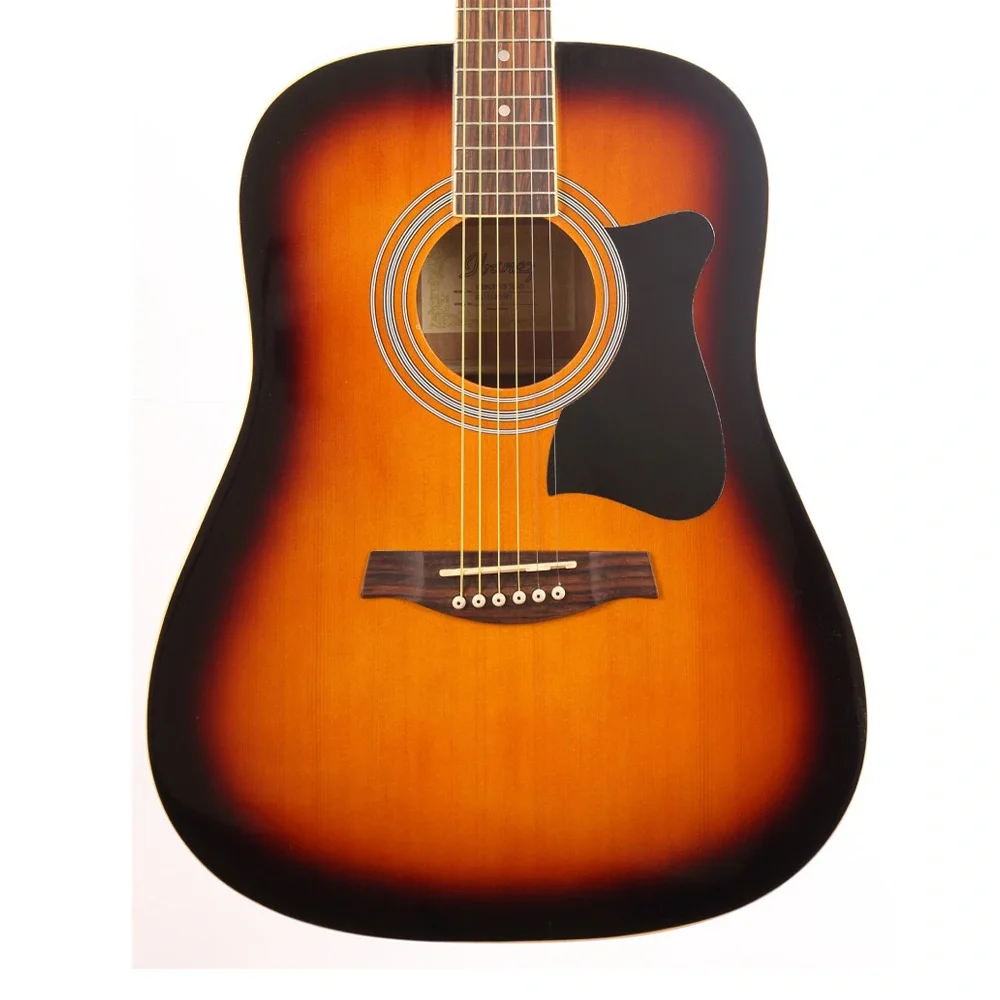 IBANEZ V50NJP-VS V Serisi JAM Paket Vintage Sunburst High Gloss Akustik Gitar Seti Akort Cihazı &amp;  Gigbag ve Aksesuarlar Dahil