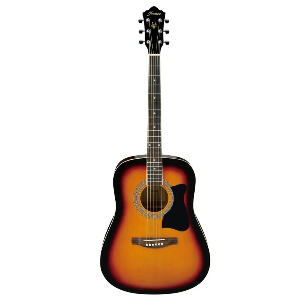 IBANEZ V50NJP-VS V Serisi JAM Paket Vintage Sunburst High Gloss Akustik Gitar Seti Akort Cihazı &amp;  Gigbag ve Aksesuarlar Dahil