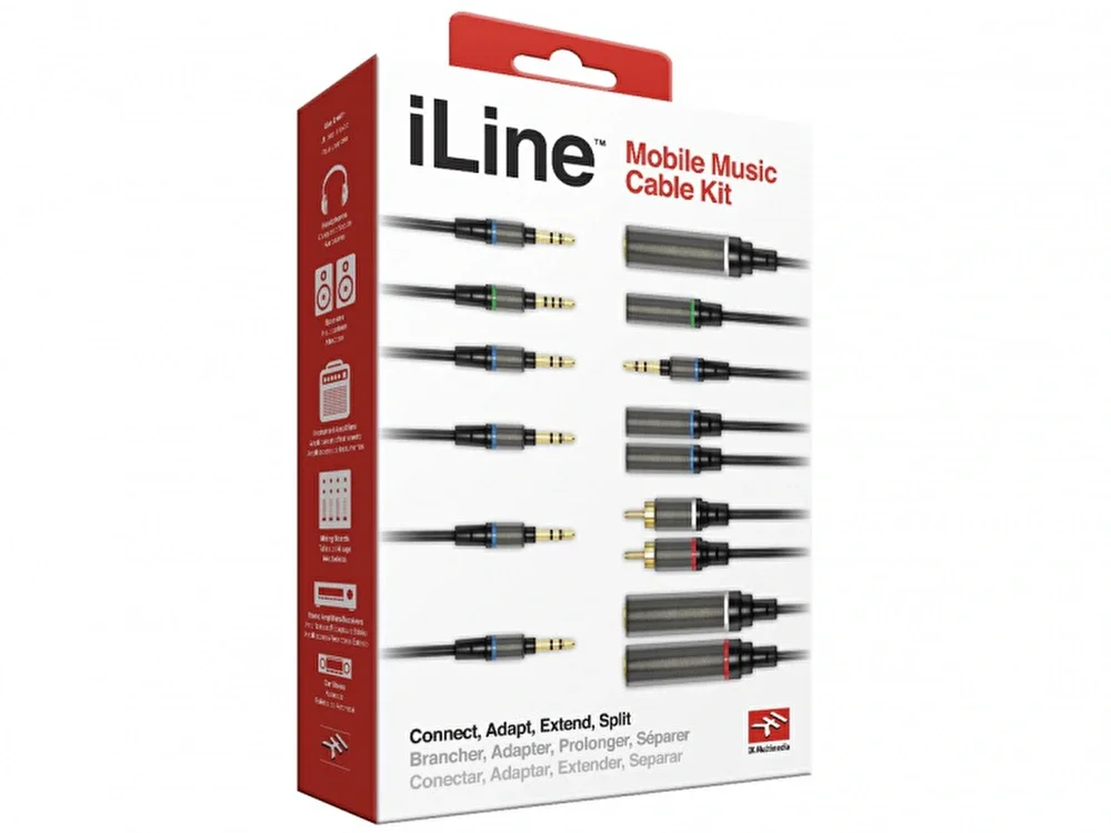IK Multimedia iLine Mobil Ürünler İçin Kablo Paketi
