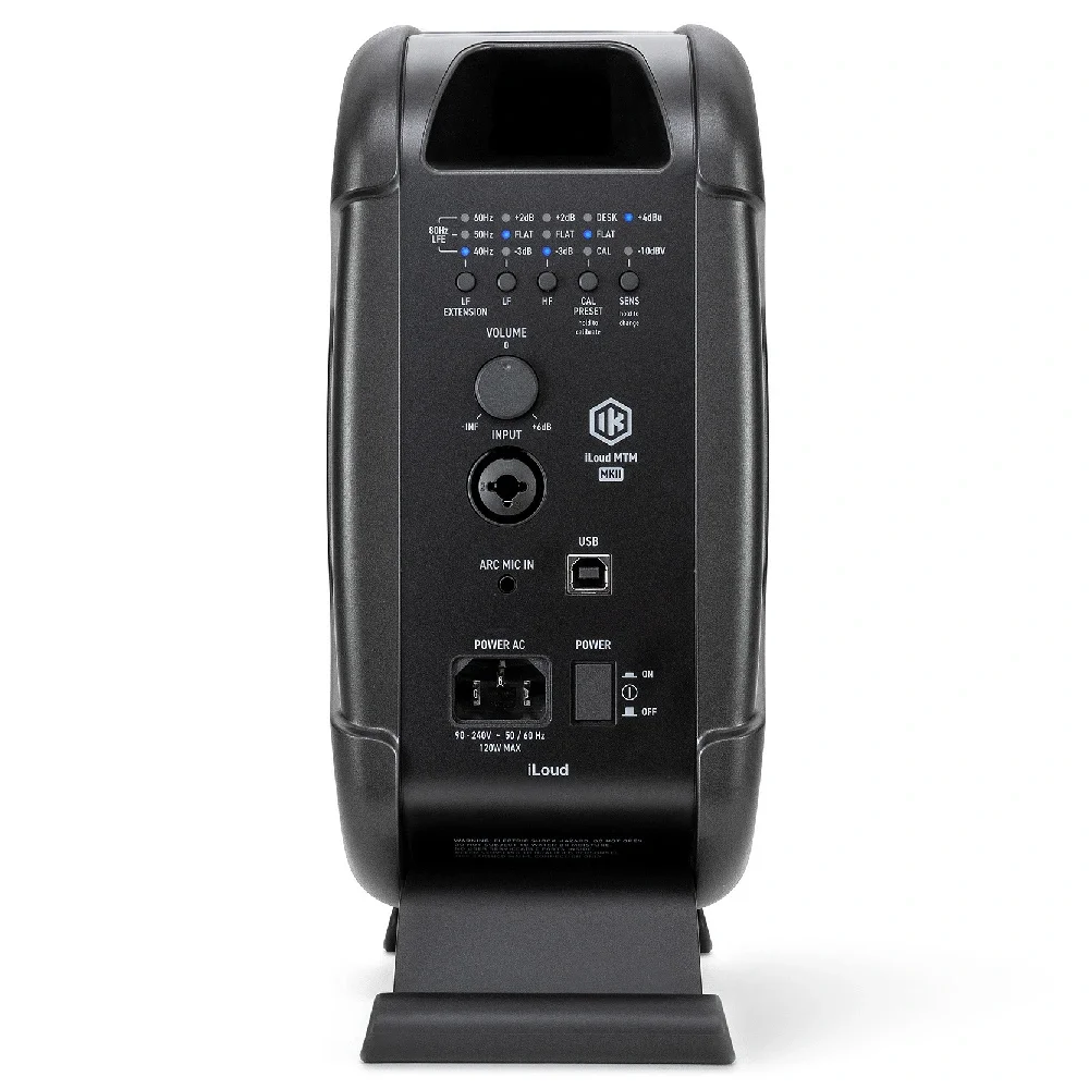 IK Multimedia IP-ILOUD-MTMMKII2X-IN iLoud MTM MKII Pair Siyah Stüdyo Monitör Seti Çift (ARC Mikrofonu Dahil)